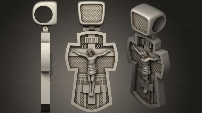 Кресты и распятия (Крест 20, KRS_0229) 3D модель для ЧПУ станка